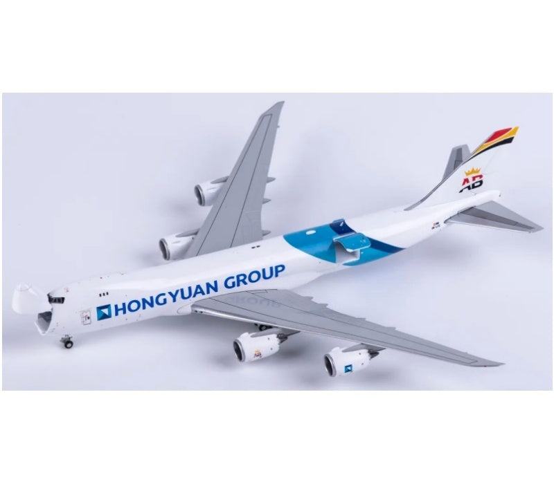 HX Models 1:400 Hongyuan Group Boeing 747-8F OE-LFC Interactive Series DIECAST Model