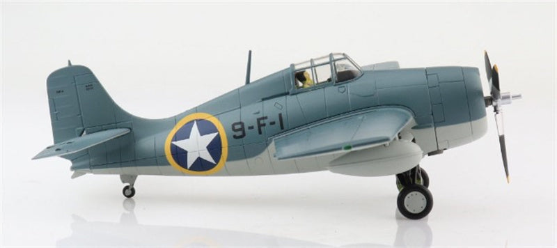 HOBBY MASTER F4F-4 Wildcat "Operation Torch" Lt. DCdr. John Raby, VF-9, USS Ranger, Nov 1942 1/48 Aircraft Pre-built Model