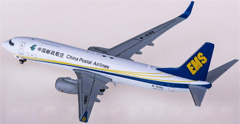JC Wings China Postal Airlines Boeing 737-800BCF B-5156 1:400 Diecast Model view 2