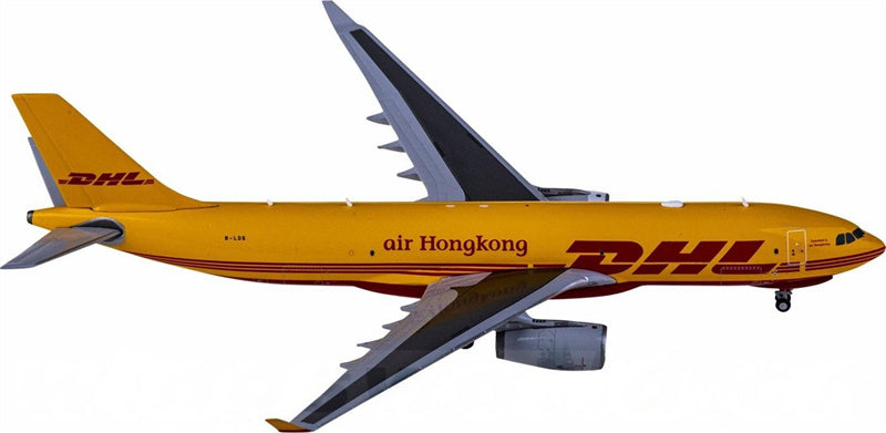 JC Wings Air Hong Kong DHL Airbus A330-200F B-LDS 1:400 Diecast Model view 2