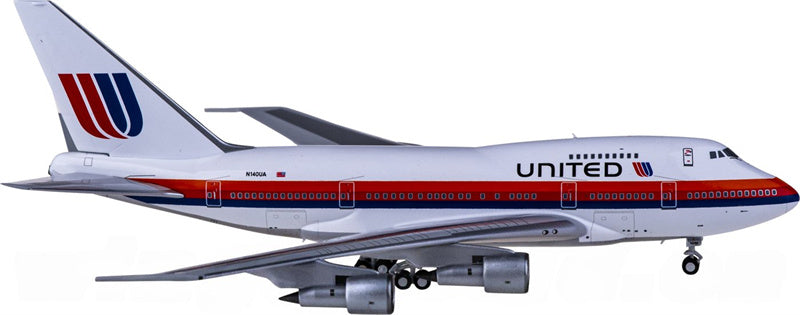 NG Models United Airlines Boeing 747SP N140UA 1:400 Diecast Model view 2