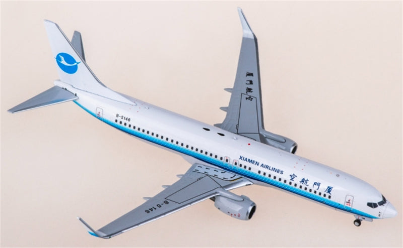 NG Models Xiamen Airlines for Boeing 737-800 B-5146 1:400 Aircraft Pre-built  Airliner Model Display