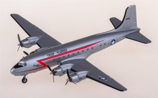 Herpa USAF Douglas DC-4 C-54 Skymaster 44-9063 1:200 Diecast Model view 1