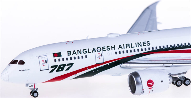JC Wings Biman Boeing 787-8 Dreamliner S2-AJS 1:400 Diecast Model view 3