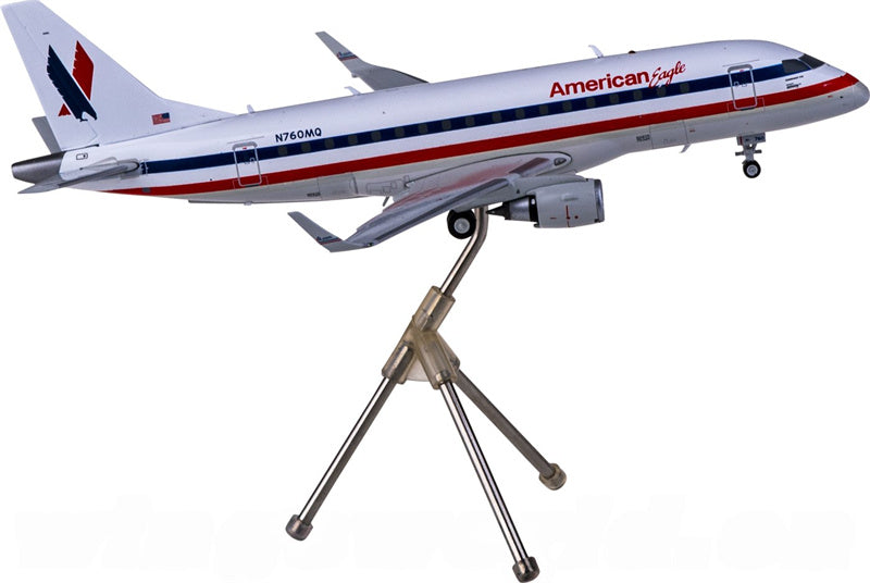 Geminijets American Eagle Airlines for Embraer ERJ-170-1000STD N760MQ 1:200 Airplane Pre-built  Airliner Model Display