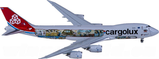 JC Wings Cargolux Boeing 747-8F LX-VCM 1:400 Diecast Model view 1