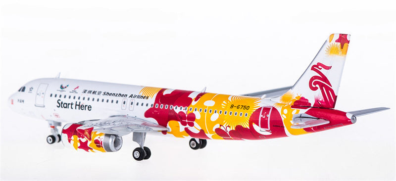 Phoenix Shenzhen Airlines Airbus A320 B-6750 1:400 Diecast Model view 2