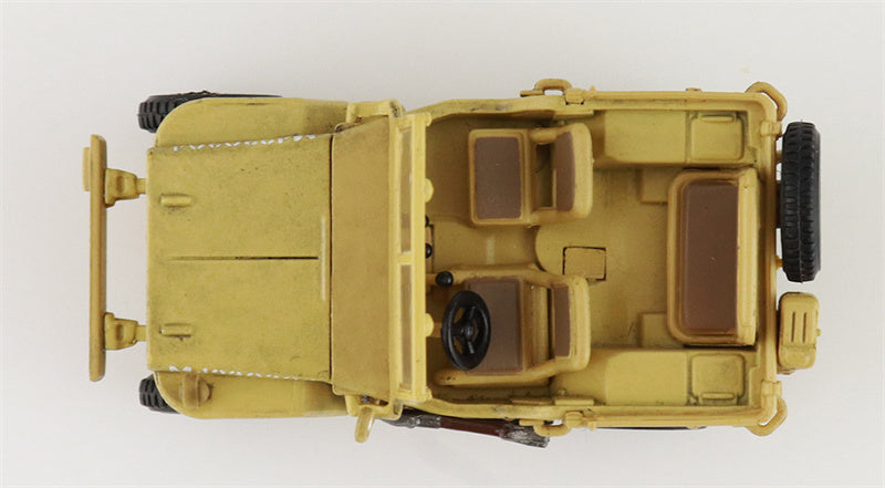 HOBBY MASTER US 1/4 ton Military Vehicle British 8th Army 1943 Gen. Bernard Montgomery 1:72 Tank Pre-built Model