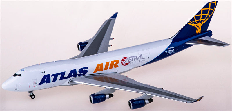 Phoenix Atlas Air Boeing 747-400 N408MC 1:400 Diecast Model view 3