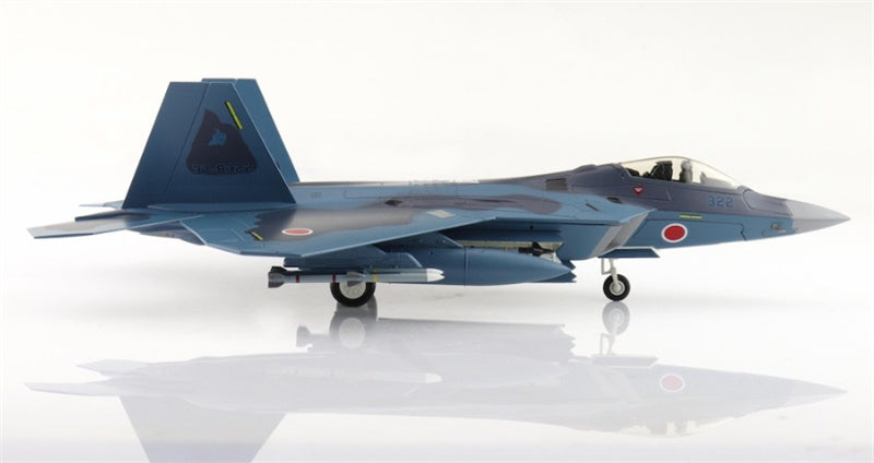 Hobby Master F-22 Sea Camouflage 37-8322 3rd SQ J (pseudo scheme) (with 8 x AAM-3 under the wings) 1:72 Airplane Pre-built Model