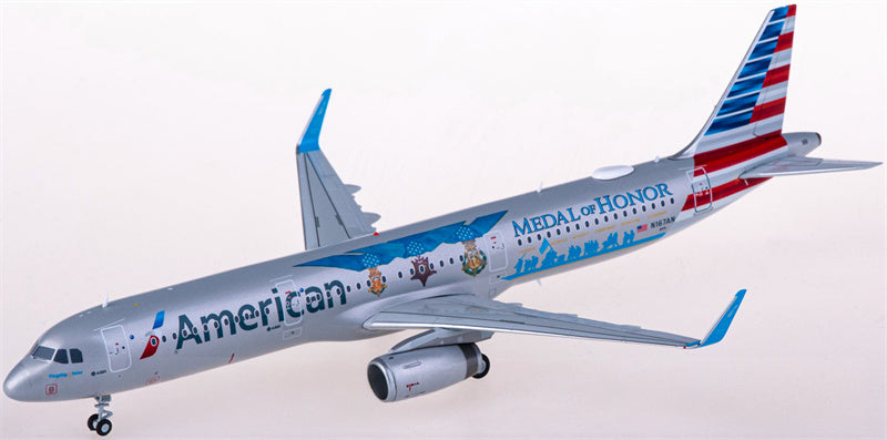 Geminijets American Airlines Airbus A321 N167AN Flagship Valor Medal of Honor 1:200 Diecast Model view 2