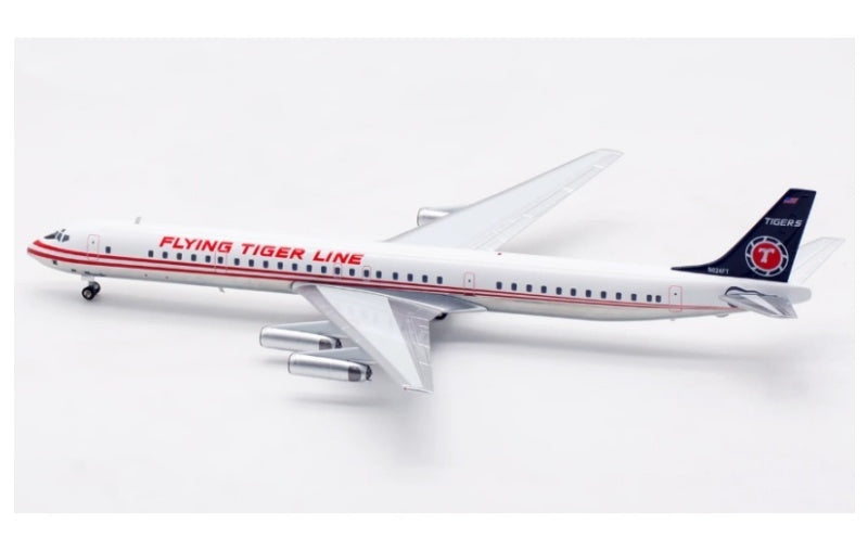 Inflight 1:200 Flying Tiger Line DC-8-63 N624FT polishing DIECAST Model