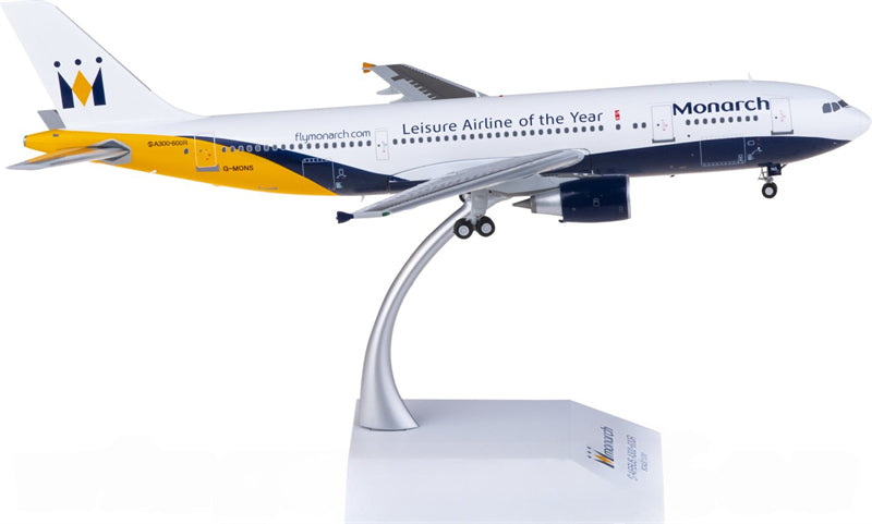 JC Wings Monarch Airlines Airbus A300-600R G-MONS 1:200 Diecast Model view 1