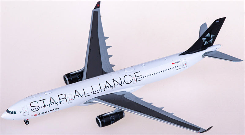 JC Wings Air Canada Airbus A330-300 C-GEGP Star Alliance 1:400 Diecast Model view 4