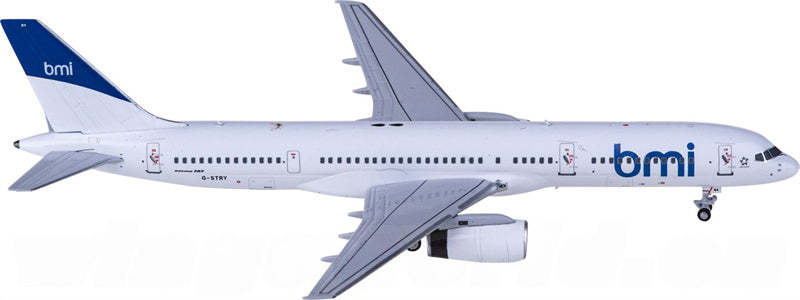 NG Models BMI Boeing 757-200 G-STRY 1:400 Diecast Model view 2