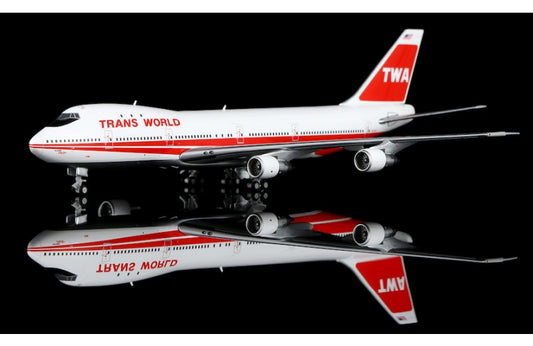 HX Models 1:400 TWA B747-100 N93105 Standard Edition DIECAST Model