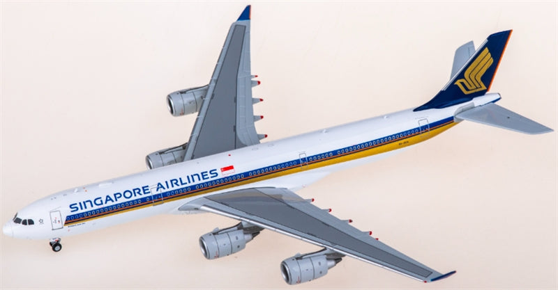 Hxmodels Singapore Airlines Airbus A340-500 9V-SGA 1:400 Diecast Model view 2