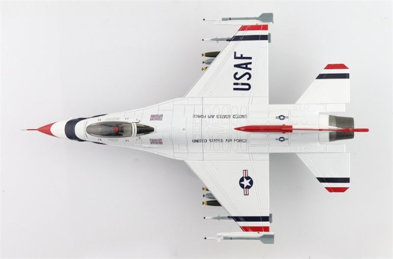 Hobby Master F-16C Thunderbirds Warbird No.10 USAF 1988 1:72 Airplane Pre-built Model