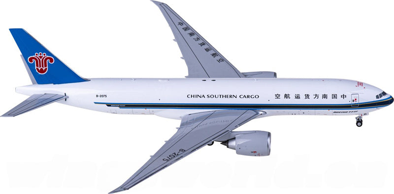 NG Models China Southern Cargo Boeing 777F B-2075 1:400 Diecast Model view 1