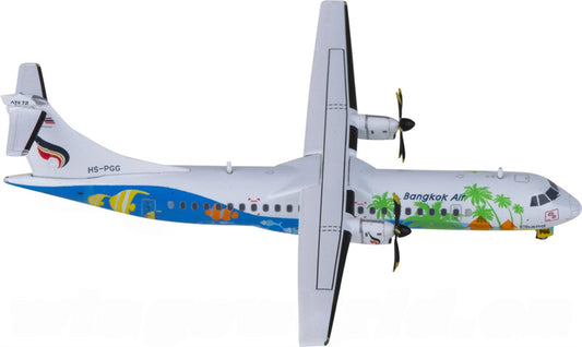 JC Wings Bangkok Air ATR-72-500 HS-PGG 1:400 Diecast Model view 1