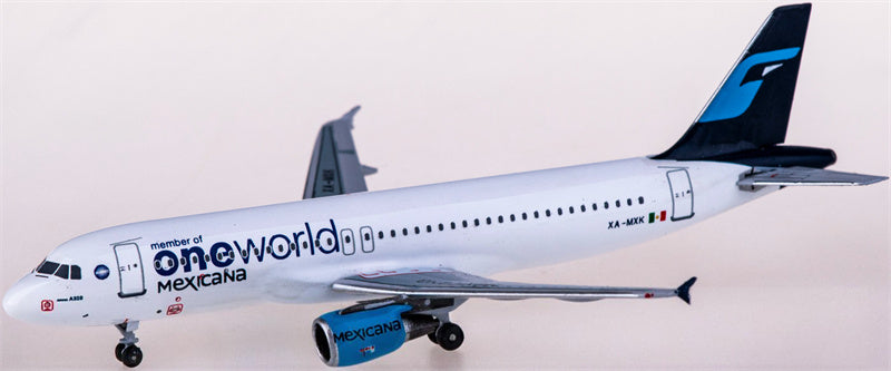 AeroClassics Mexicana Airbus A320 XA-MXK member of oneworld 1:400 Diecast Model view 1