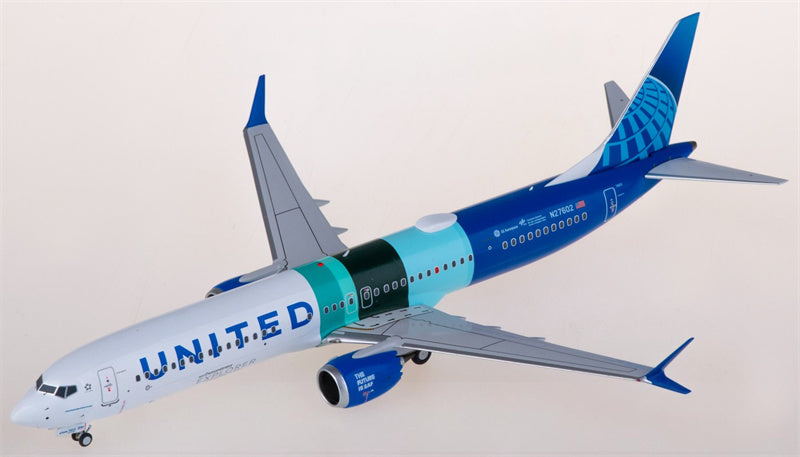 NG Models United Airlines Boeing 737 MAX 10 N27602 1:200 Aircraft Pre-built  Airliner Model Display