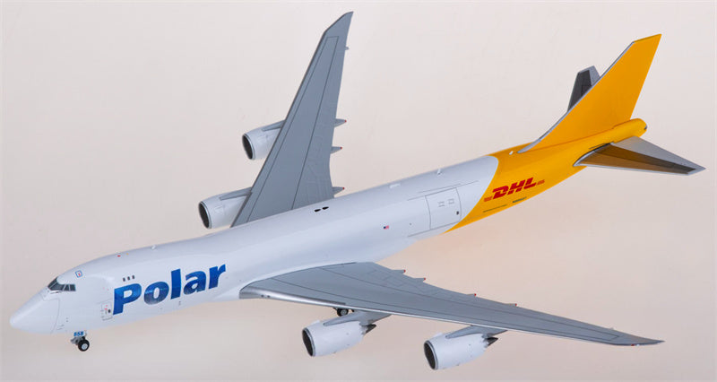 JC Wings Polar Air Cargo DHL Boeing 747-8F N858GT 1:400 Diecast Model view 2