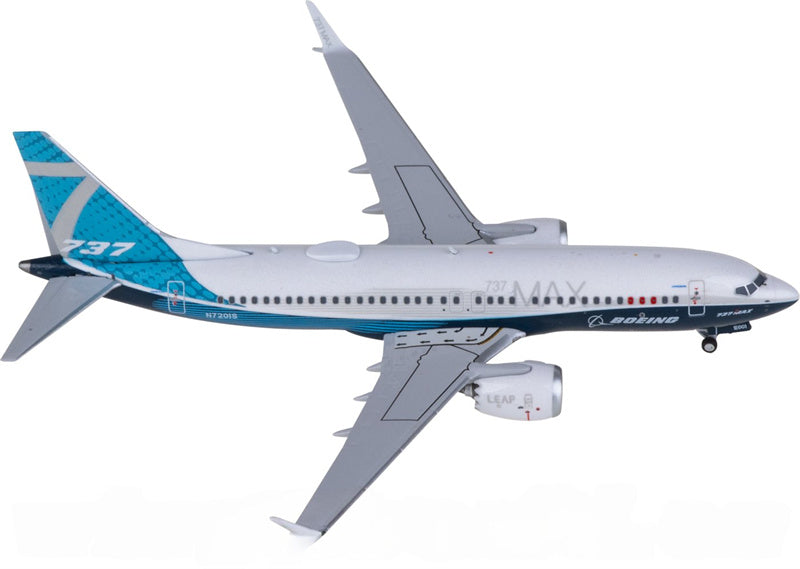NG Models Boeing 737 MAX 7 N7201S 1:400 Airplane Pre-built  Airliner Model Display