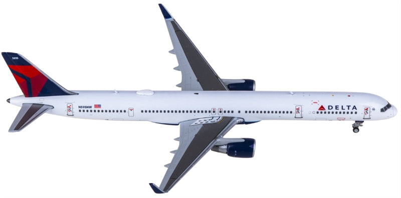 Geminijets Delta Air Lines for Boeing 757-300W N595NW 1:400 Aircraft Pre-built  Airliner Model Display