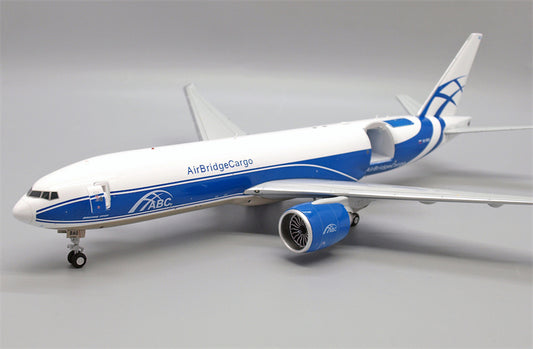 JC Wings AirBridgeCargo Boeing 777-200LRF VQ-BAO 1:200 Diecast Model view 1