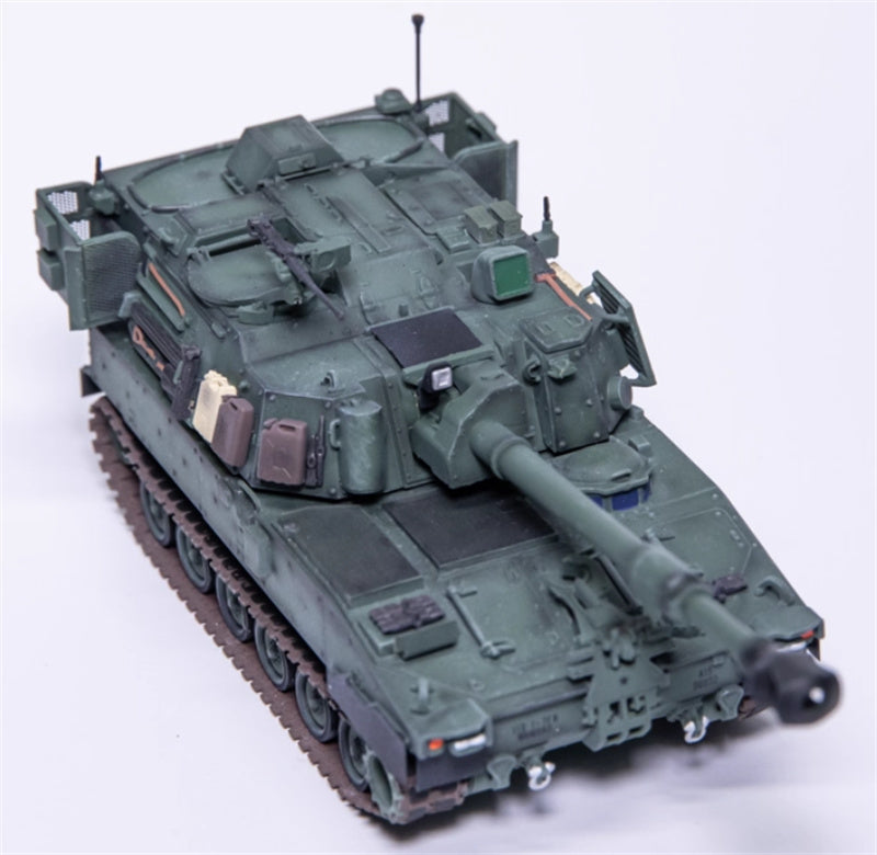 T-MODEL US M109A7 self-propelled howitzer 155mm green version 1:72 Tank Pre-built Model