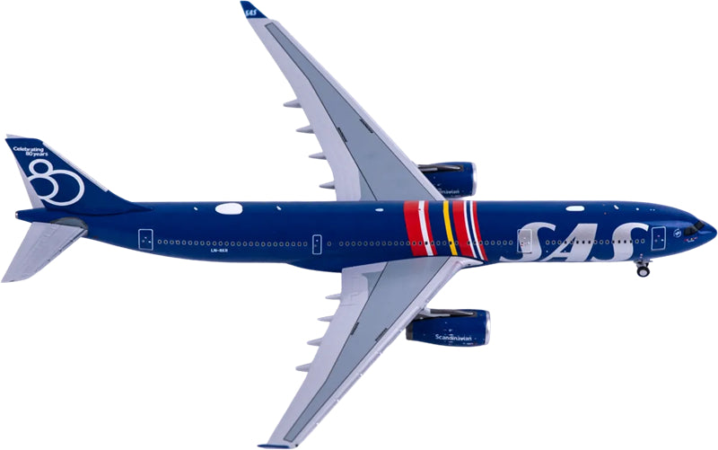 NG Models 1:400 SAS Scandinavian Airlines Airbus A330-300 LN-RKR  DIECAST Model