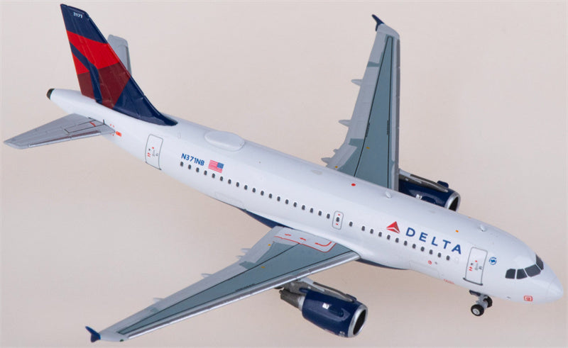 NG Models Delta Air Lines for Airbus A319 N371NB 1:400 Airplane Pre-built  Airliner Model Display