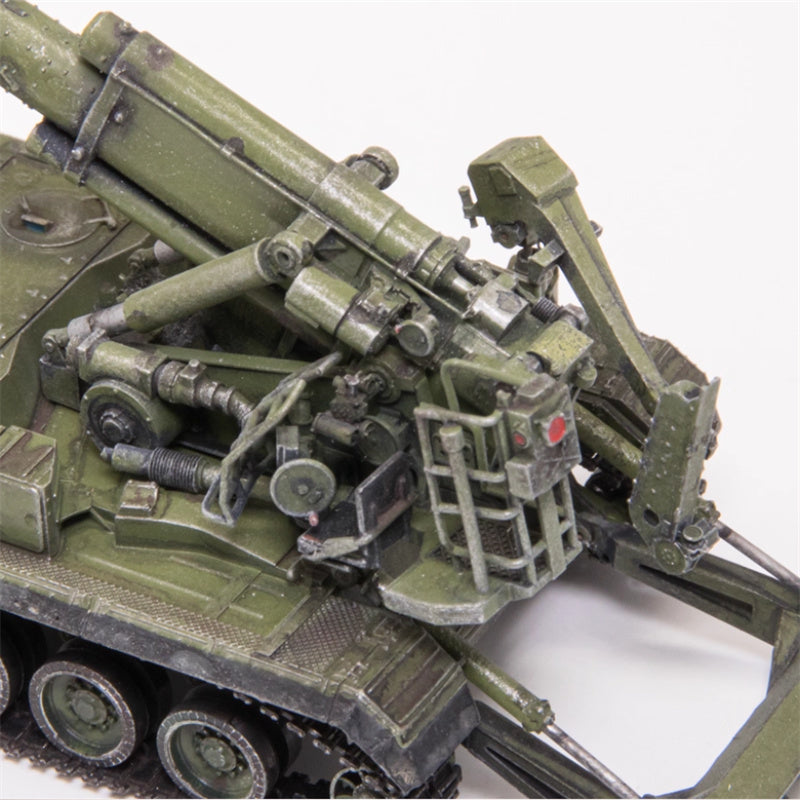 AM Russian Pion 2S7M M-1975 self-propelled howitzer with random tank numbers 1:72 Tank Pre-built Model