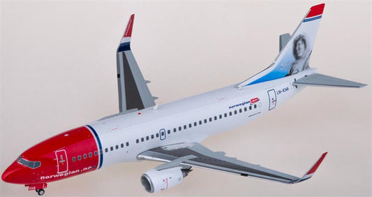 JC Wings Norwegian Air Shuttle Boeing 737-300 LN-KHA 1:200 Diecast Model view 1