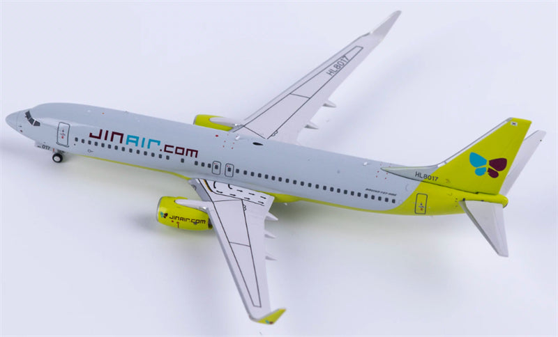 AeroPolaris 1:400 Jin Air B737-800 HL8017 DIECAST Model