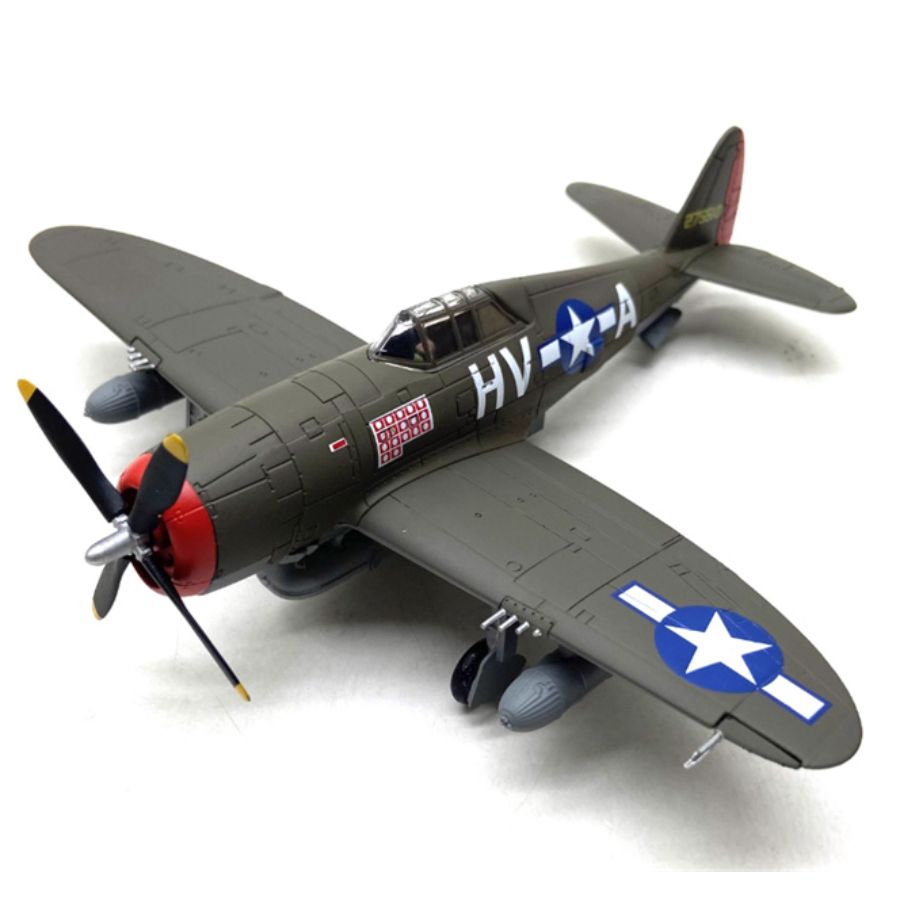 FLOZ US P-47 Thunderbolt fighter jet 1:72 Aircraft Pre-built Model