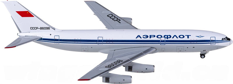 JC Wings Aeroflot for Ilyushin IL-86 CCCP-86096 1:400 Airplane Pre-built  Airliner Model Display