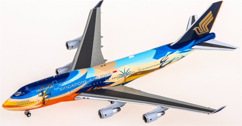 JC Wings Singapore Airlines Boeing 747-400 9V-SPK 1:400 Diecast Model view 2