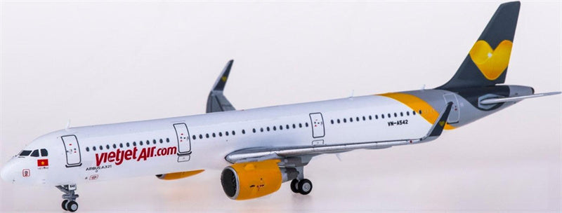 JC Wings Vietjet Air Airbus A321 VN-A542 1:400 Diecast Model view 1