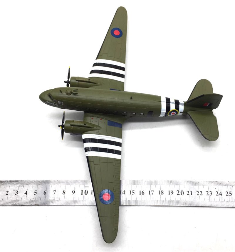 FLOZ Douglas C-47 Air Train Transport Aircraft UK 1:100 Aircraft Pre-built Model