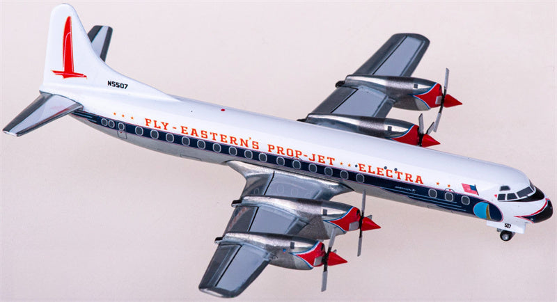 Geminijets Eastern Air Lines Lockheed L-188A Electra N5507 1:400 Diecast Model view 1