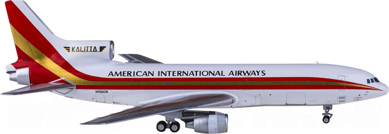 NG Models Kalitta Air for Lockheed L-1011-200F N102CK 1:400 Airplane Pre-built  Airliner Model Display