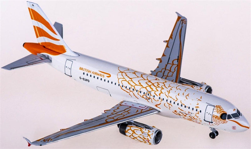 AeroClassics British Airways for Airbus A319 G-EUPD 1:400 Aircraft Pre-built  Airliner Model Display
