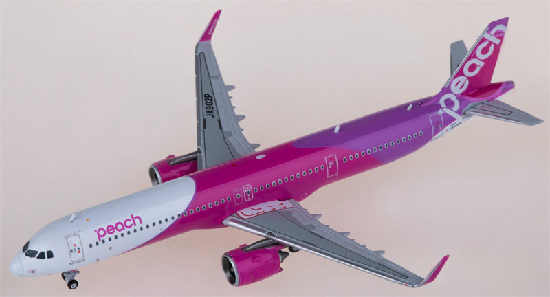 JC Wings Peach Aviation Airbus A321neo JA902P 1:400 Diecast Model view 2