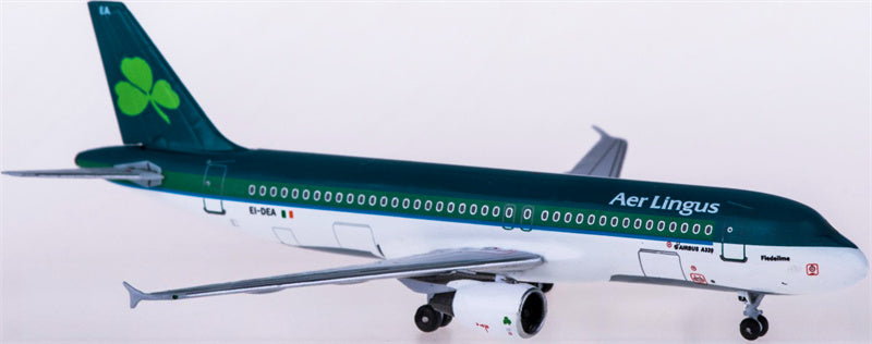 AeroClassics Aer Lingus Airbus A320 EI-DEA 1:400 Diecast Model view 1
