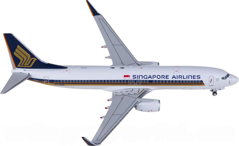 AeroPolaris Singapore Airlines for Boeing 737-800 9V-MGM 1:400 Aircraft Pre-built  Airliner Model Display