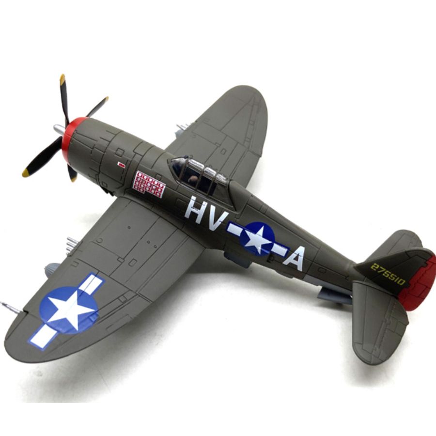 FLOZ US P-47 Thunderbolt fighter jet 1:72 Aircraft Pre-built Model