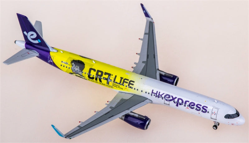 Phoenix HK Express for Airbus A321 B-LEE 1:400 Aircraft Pre-built  Airliner Model Display
