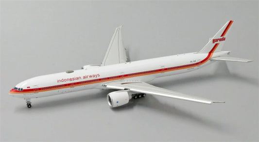 JC Wings 1:400 Garuda Indonesia Boeing 777-300ER PK-GIK Flaps down DIECAST Model